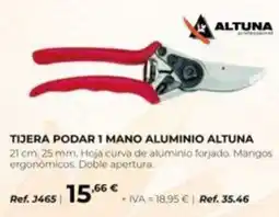 Coferdroza Altuna tijera podar 1 mano aluminio oferta