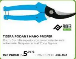 Coferdroza Profer tijera podar 1 mano oferta