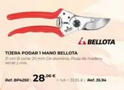 Coferdroza Bellota tijera podar 1 mano oferta