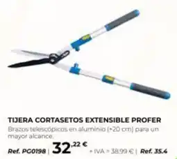 Coferdroza Profer tijera cortasetos extensible oferta