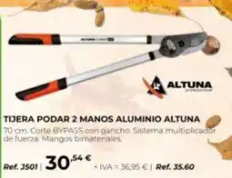 Coferdroza Altuna tijera podar 2 manos aluminio oferta
