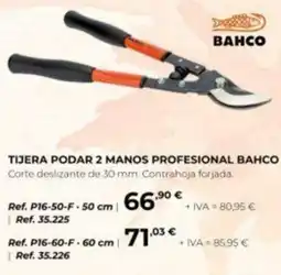 Coferdroza Bahco tijera podar 2 manos profesional oferta