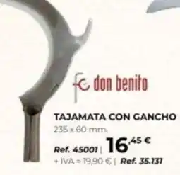 Coferdroza Tajamata con gancho oferta