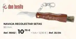 Coferdroza Don benito navaja recolectar setas oferta