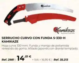Coferdroza Kamikaze serrucho curvo con funda s-330-h oferta