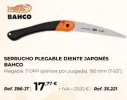 Coferdroza Bahco serrucho plegable diente japonés oferta