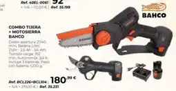 Coferdroza Bahco combo tijera + motosierra oferta