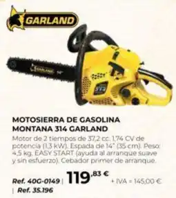 Coferdroza Garland motosierra de gasolina montana 314 oferta