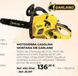 Coferdroza Garland motosierra gasolina montana 516 oferta