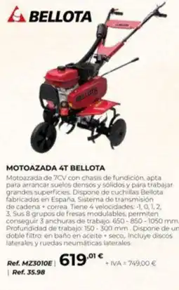 Coferdroza Bellota motoazada 4t oferta
