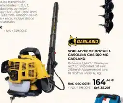 Coferdroza Garland soplador de mochila gasolina gas oferta