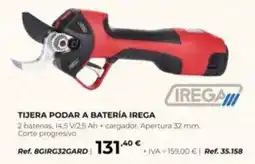 Coferdroza Irega tijera podar a batería oferta