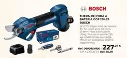 Coferdroza Bosch tijera de poda a batería ggp 12v-25 oferta