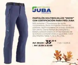 Coferdroza Juba pantalon multibolsillos snow oferta