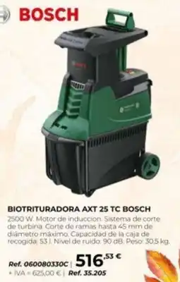Coferdroza Bosch biotrituradora axt 25 tc oferta