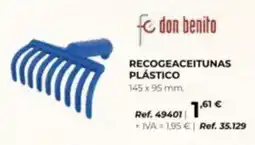 Coferdroza don benito recogeaceitunas plastico oferta