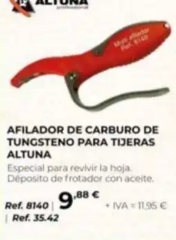 Coferdroza Altuna afilador de carburo de tungsteno para tijeras oferta