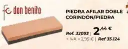 Coferdroza Don benito piedra afilar doble corindón/piedra oferta