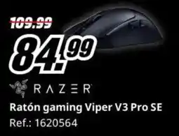 MediaMarkt Razer ratón gaming viper v3 pro se oferta