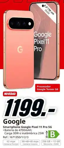 MediaMarkt Google Google Pixel 11 Pro 5G oferta