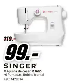 MediaMarkt Singer maquina de coser m1605 oferta