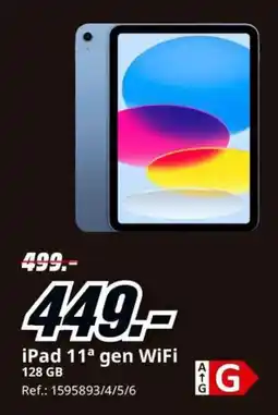 MediaMarkt iPad 11a gen WiFi 128 GB oferta