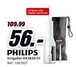 MediaMarkt philips irrigador hx3826/31 oferta