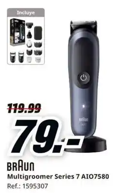 MediaMarkt Braun multigroomer series 7 aio7580 oferta