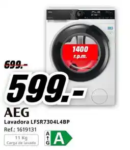 MediaMarkt AEG lavadora lfsr7304l4bp oferta