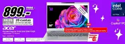 MediaMarkt acer portátil aspire 14 ai a14-53m-72q0 oferta
