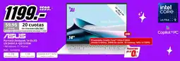 MediaMarkt asus portátil zenbook 14 oled ux3405ca-qd1310w oferta