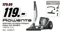 MediaMarkt Rowenta aspirador sin bolsa compact power xxl ro4b75 oferta