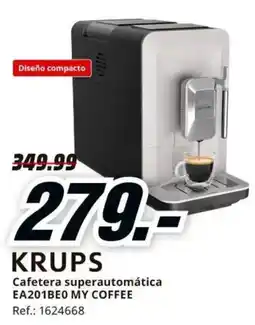 MediaMarkt Krups cafetera superautomática ea201be0 my coffee oferta