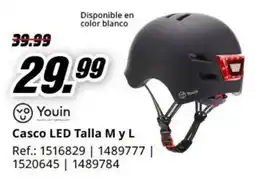 MediaMarkt Youin casco led oferta