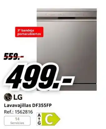 MediaMarkt LG lavavajillas DF355FP oferta