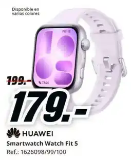 MediaMarkt Huawei smartwatch watch fit 5 oferta