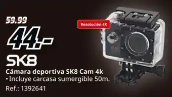 MediaMarkt SK8 Cámara deportiva SK8 Cam 4k oferta