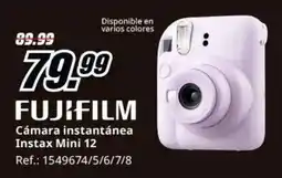 MediaMarkt Fujifilm cámara instantánea instax mini 12 oferta
