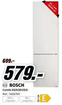 MediaMarkt Bosch combi KGN36VIED oferta