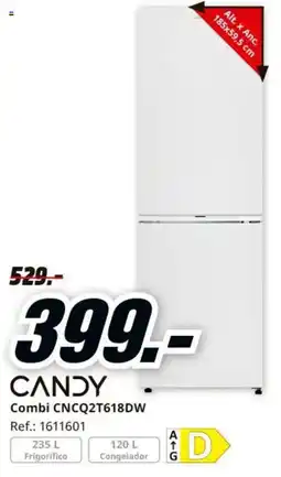 MediaMarkt Candy combi CNCQ2T618DW oferta