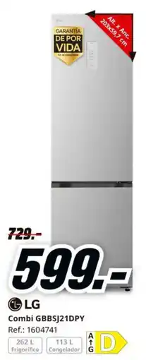 MediaMarkt LG Combi GBBSJ21DPY oferta
