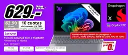 MediaMarkt Lenovo Portátil IdeaPad Slim 3 15Q8X10 oferta