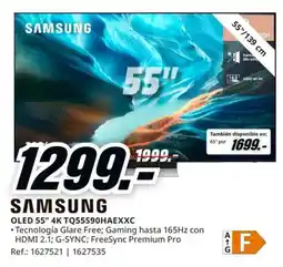 MediaMarkt Samsung oled 55" 4k tq55s90haexxc oferta