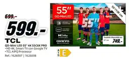 MediaMarkt Tcl qd-mini led 55" 4k 55c6k pro oferta