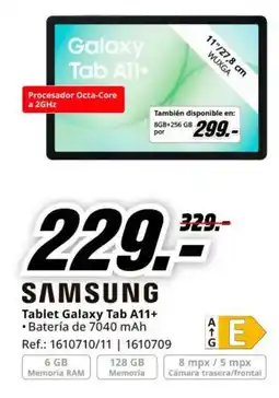MediaMarkt samsung tablet galaxy tab a11+ oferta