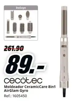 MediaMarkt Cecotec moldeador ceramiccare 8in1 airglam gyro oferta