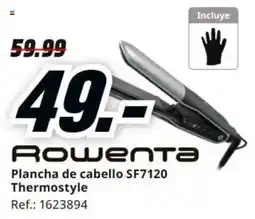 MediaMarkt Rowenta Plancha de cabello SF7120 oferta