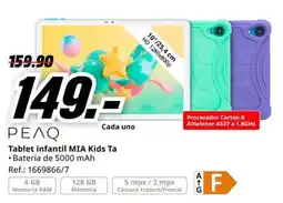 MediaMarkt Peaq tablet infantil mia kids ta oferta