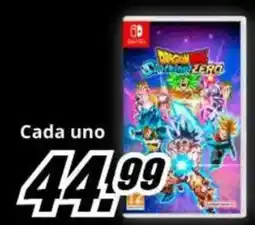 MediaMarkt Nintendo Switch Dragon Ball Sparking Zero oferta