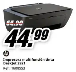 MediaMarkt hp impresora multifunción tinta deskjet 2921 oferta